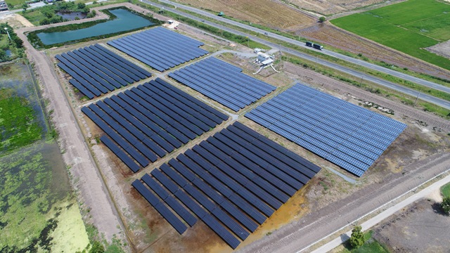 โรงไฟฟ้าพลังงานแสงอาทิตย์  จ.พระนครศรีอยุธยา (บางซ้าย)